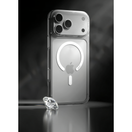Чехол защитный VLP Diamond Case для iPhone 18 Pro Max, прозрачный